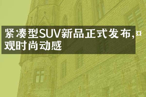 紧凑型SUV新品正式发布,外观时尚动感