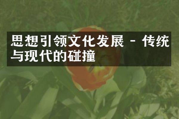 思想引领文化发展 - 传统与现代的碰撞