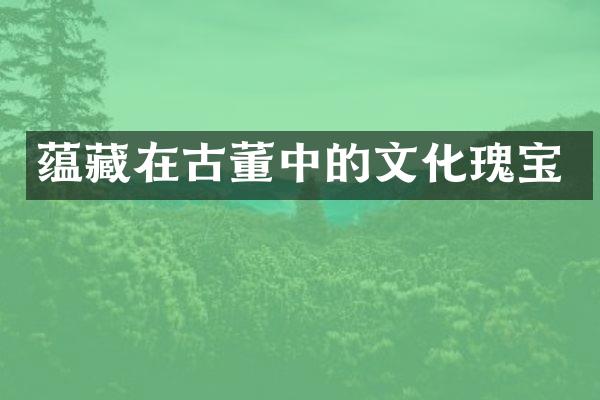 蕴藏在古董中的文化瑰宝