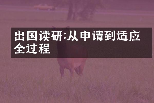 出国读研:从申请到适应的全过程