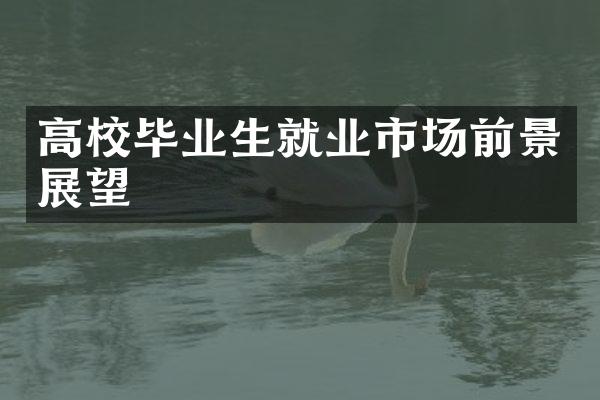 高校毕业生就业市场前景展望