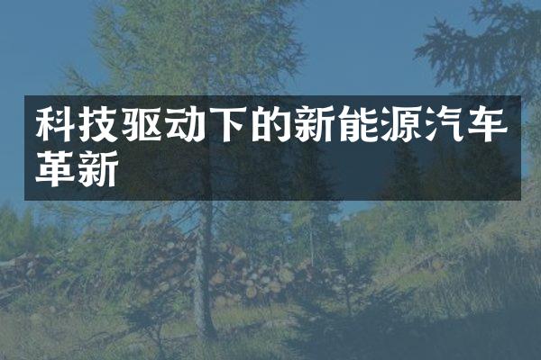 科技驱动下的新能源汽车革新