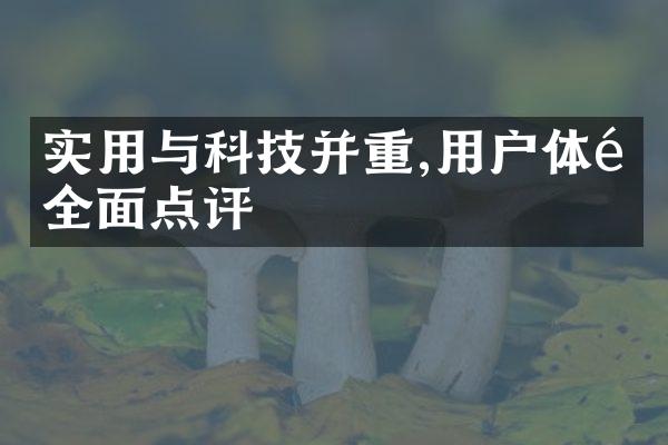 实用与科技并重,用户体验全面点评